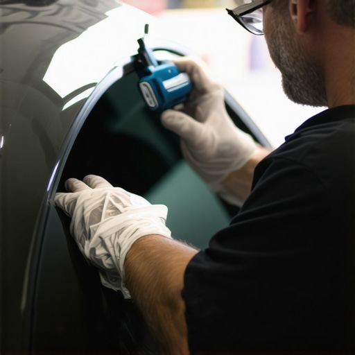 How Clearautoglasss removes old adhesive without scratching your paint