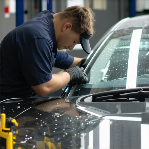 How Clearautoglasss restores visibility on pitted windshields
