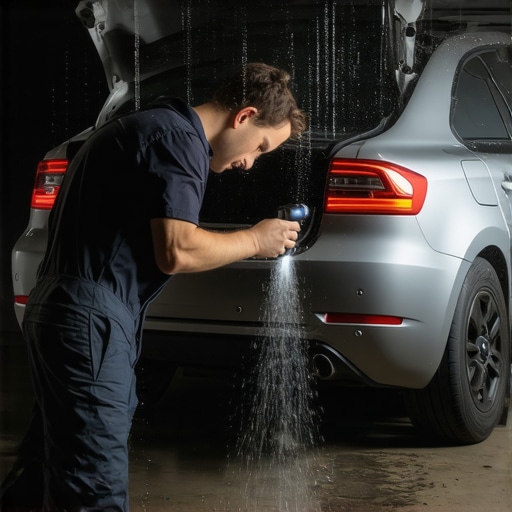 How Clearautoglasss finds the water leak that smells like mildew in your trunk