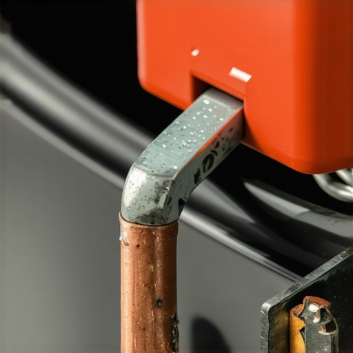 The battery cable corrosion you can't see without removing the clamp