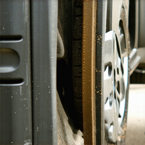 The brake line rust that hides behind your plastic wheel liners
