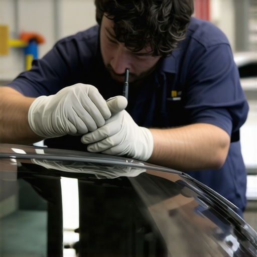 How Clearautoglasss prevents air whistles in new windshield installations