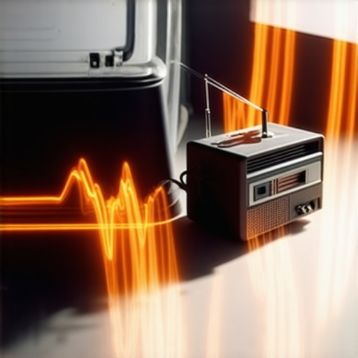 The alternator ripple voltage that causes random radio interference