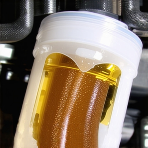 The brake fluid color that indicates internal hose failure