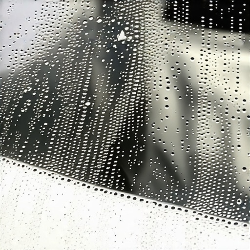 The oily residue on your windshield that points to a heater core failure