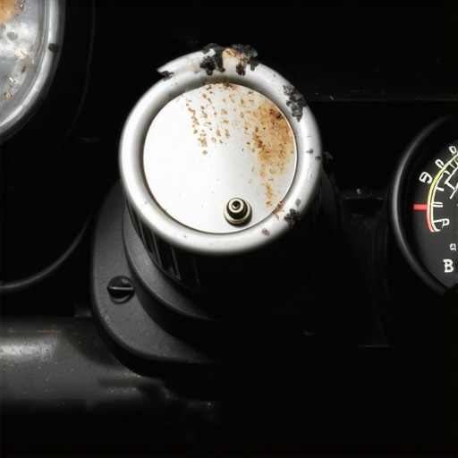 The radiator cap fault that causes intermittent overheating
