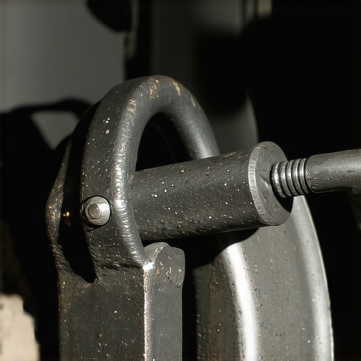 The specific brake pad clip that stops low-speed rattling