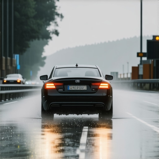 Why your luxury car's lane assist system fails after a heavy rainstorm
