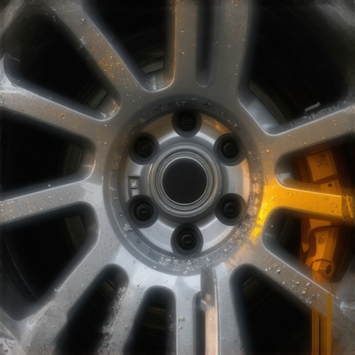 The brake dust color that tells you which pad material you have